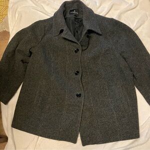 London Fog Heavy Wool Gray Coat